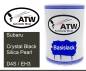 Preview: Subaru, Crystal Black Silica Pearl, D4S / EH3: 500ml Lackdose, von ATW Autoteile West.